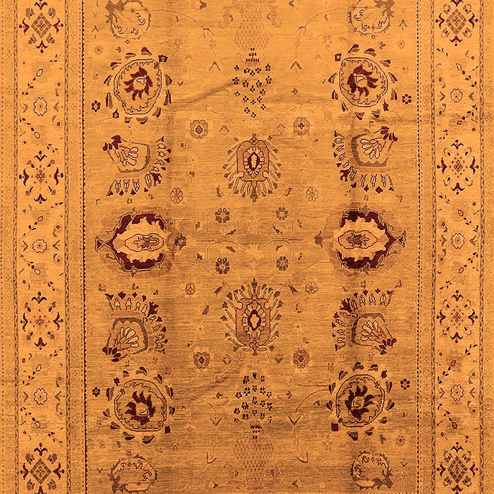 Oriental Orange Industrial Rug, urb3116org