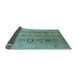 Sideview of Oriental Light Blue Industrial Rug, urb3116lblu