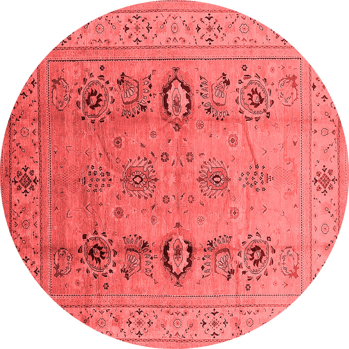 Machine Washable Oriental Red Industrial Rug, wshurb3116red