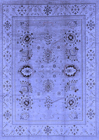 Oriental Blue Industrial Rug, urb3116blu