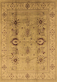 Oriental Brown Industrial Rug, urb3116brn