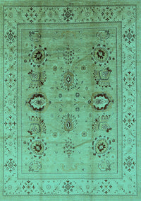 Oriental Turquoise Industrial Rug, urb3116turq