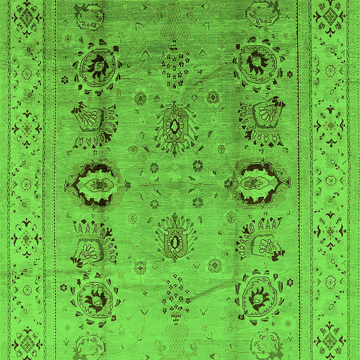 Oriental Green Industrial Rug, urb3116grn