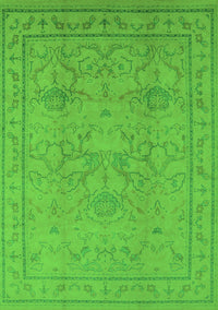 Oriental Green Industrial Rug, urb3117grn