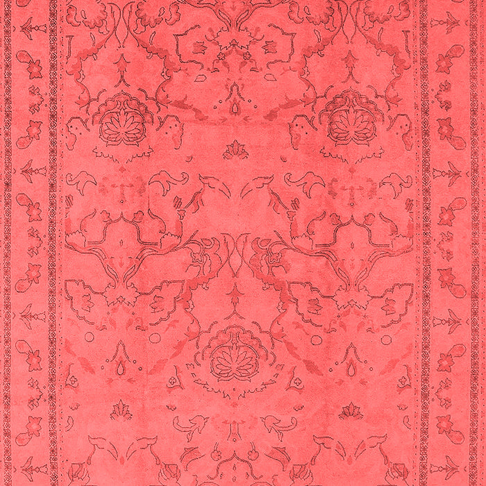 Machine Washable Oriental Red Industrial Rug, wshurb3117red