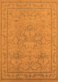 Oriental Orange Industrial Rug, urb3117org