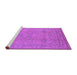 Sideview of Machine Washable Oriental Purple Industrial Area Rugs, wshurb3117pur