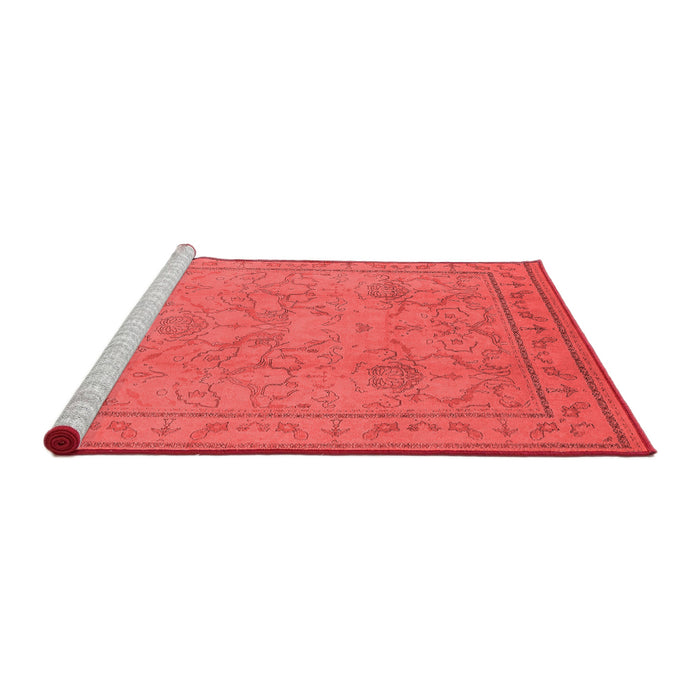Industrial Red Washable Rugs