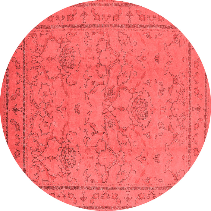 Machine Washable Oriental Red Industrial Rug, wshurb3117red