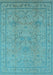 Oriental Light Blue Industrial Rug, urb3117lblu