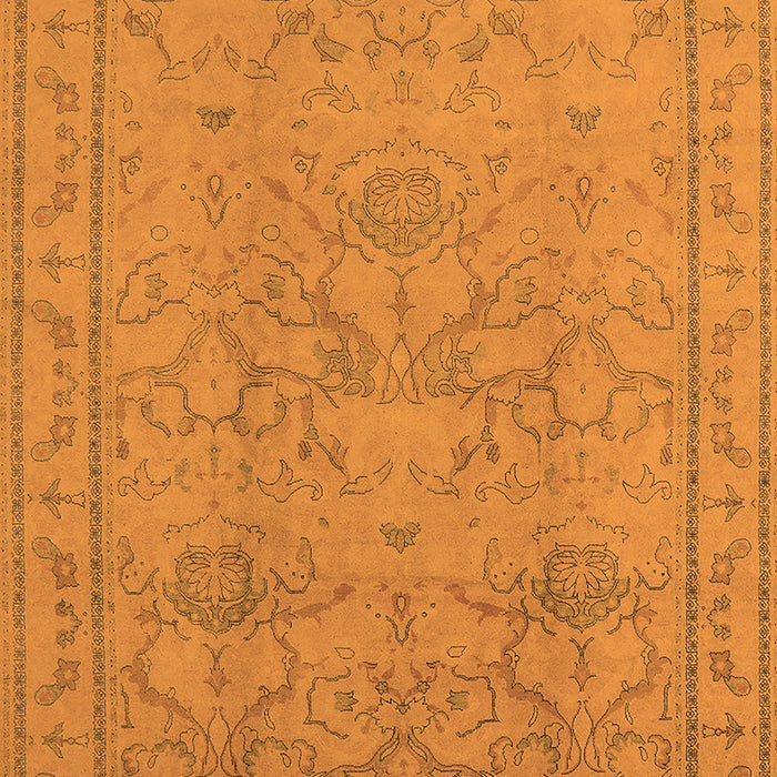 Machine Washable Oriental Orange Industrial Area Rugs, wshurb3117org