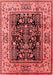 Oriental Red Industrial Area Rugs