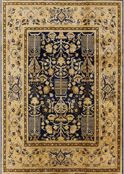 Mid-Century Modern Bakers Brown Oriental Rug, urb3118