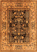 Machine Washable Oriental Orange Industrial Area Rugs, wshurb3118org