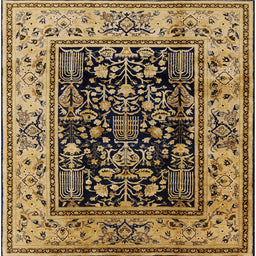 Square Machine Washable Industrial Modern Bakers Brown Rug, wshurb3118