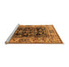 Sideview of Machine Washable Oriental Orange Industrial Area Rugs, wshurb3118org