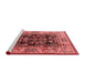 Industrial Red Washable Rugs