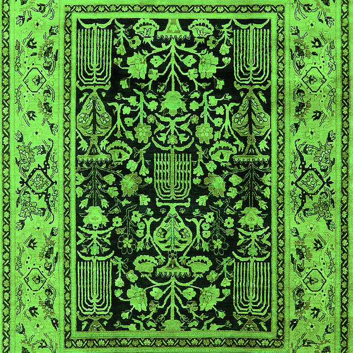 Oriental Green Industrial Rug, urb3118grn