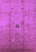 Machine Washable Oriental Purple Industrial Area Rugs, wshurb3119pur