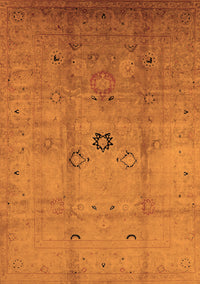 Oriental Orange Industrial Rug, urb3119org