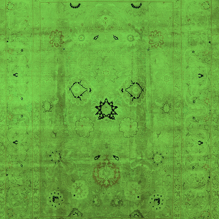Oriental Green Industrial Rug, urb3119grn