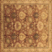 Square Oriental Brown Industrial Rug, urb3120brn