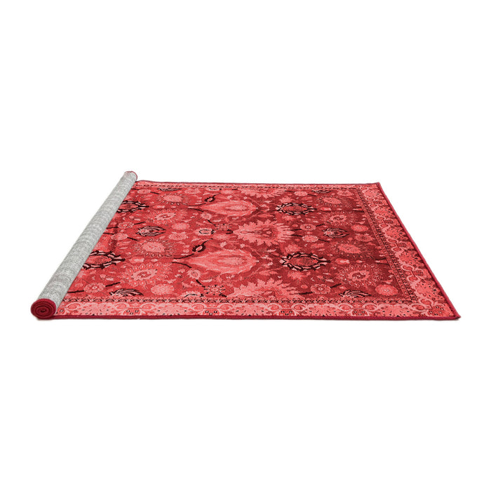 Industrial Red Washable Rugs