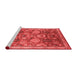 Industrial Red Washable Rugs