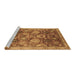 Sideview of Machine Washable Oriental Brown Industrial Rug, wshurb3120brn