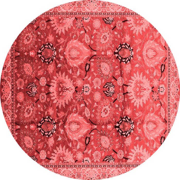 Machine Washable Oriental Red Industrial Rug, wshurb3120red