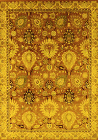 Oriental Yellow Industrial Rug, urb3120yw