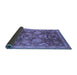 Sideview of Oriental Blue Industrial Rug, urb3120blu