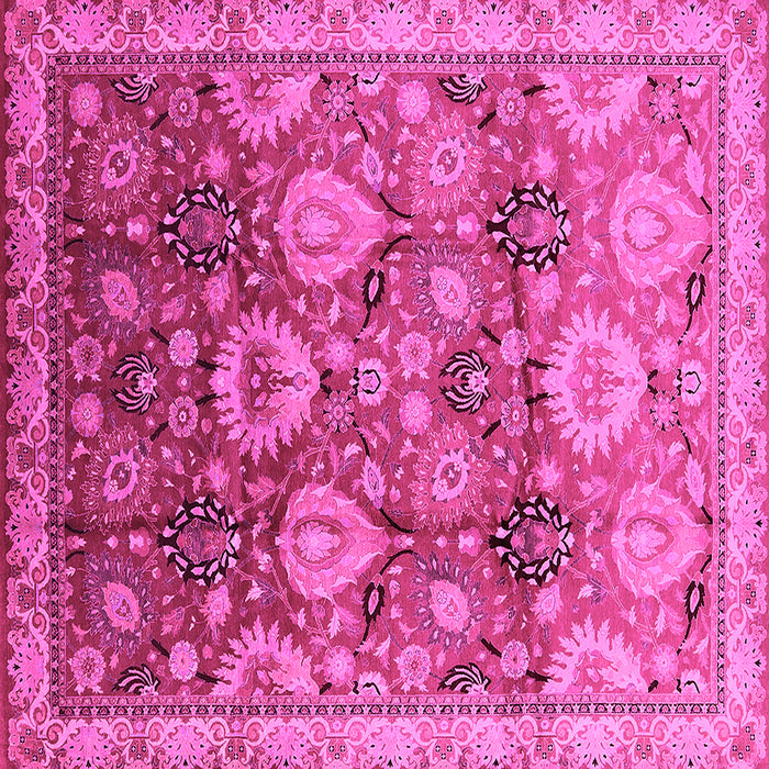 Square Oriental Pink Industrial Rug, urb3120pnk