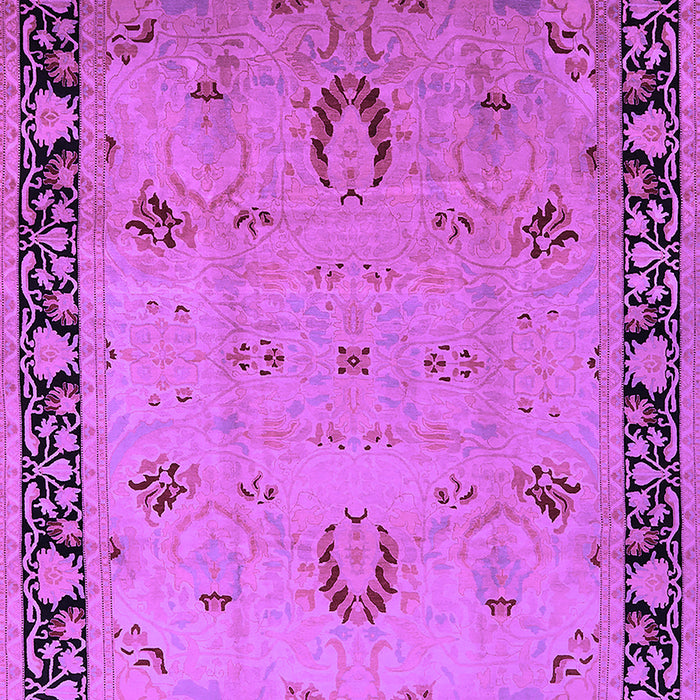 Machine Washable Oriental Purple Industrial Area Rugs, wshurb3121pur
