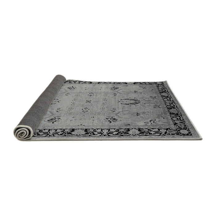 Sideview of Oriental Gray Industrial Rug, urb3121gry