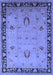 Oriental Blue Industrial Rug, urb3121blu