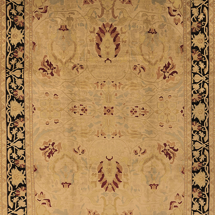 Machine Washable Oriental Brown Industrial Rug, wshurb3121brn