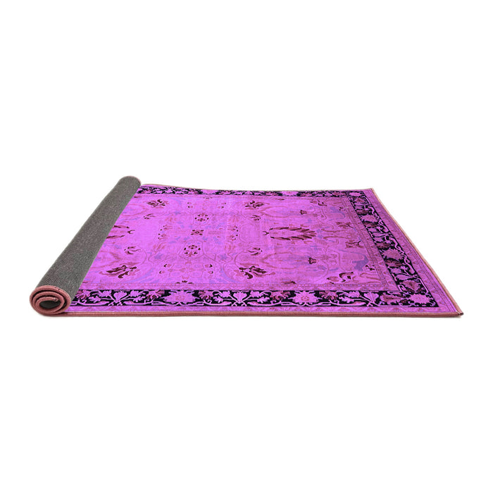 Sideview of Oriental Purple Industrial Rug, urb3121pur