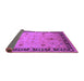 Sideview of Oriental Purple Industrial Rug, urb3121pur