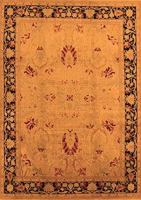 Oriental Orange Industrial Rug, urb3121org