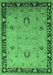 Oriental Emerald Green Industrial Rug, urb3121emgrn