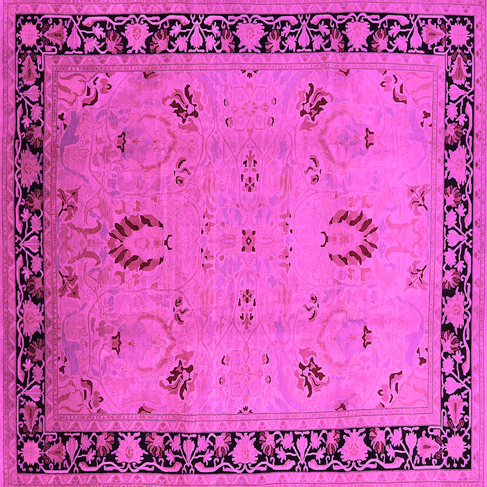 Square Oriental Pink Industrial Rug, urb3121pnk