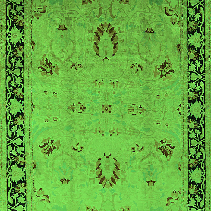 Oriental Green Industrial Rug, urb3121grn