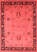 Oriental Red Industrial Area Rugs