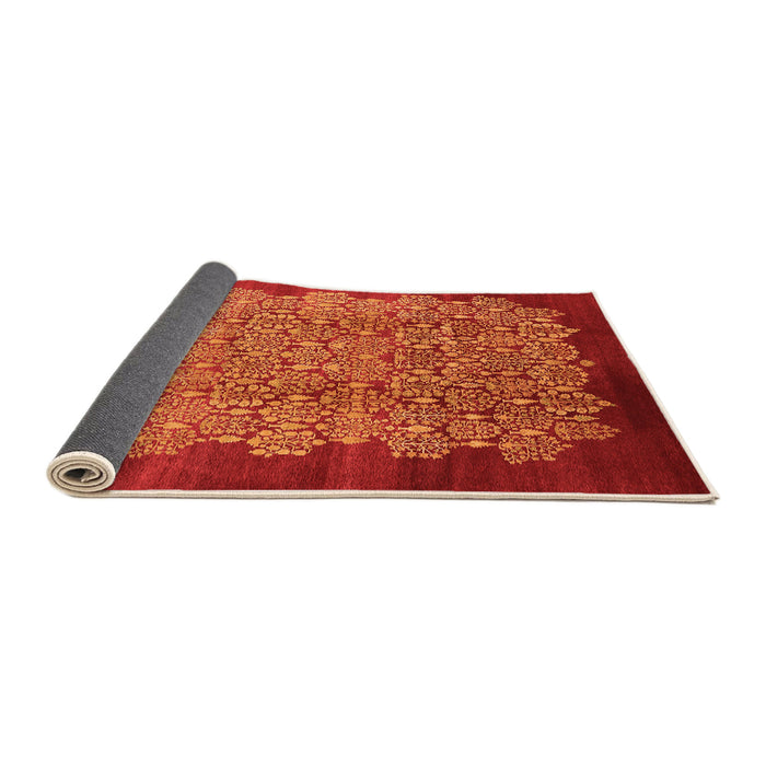 Sideview of Oriental Orange Industrial Rug, urb3122org