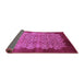 Sideview of Oriental Purple Industrial Rug, urb3122pur