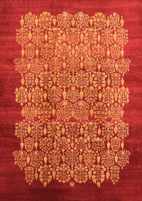 Oriental Orange Industrial Rug, urb3122org