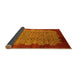 Sideview of Oriental Yellow Industrial Rug, urb3122yw