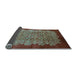 Sideview of Oriental Light Blue Industrial Rug, urb3122lblu