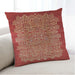 Lifestyle Image of Mid-Century Modern Urban Square Red Throw Pillow, 18 inch by 18 inch, pwurb3122